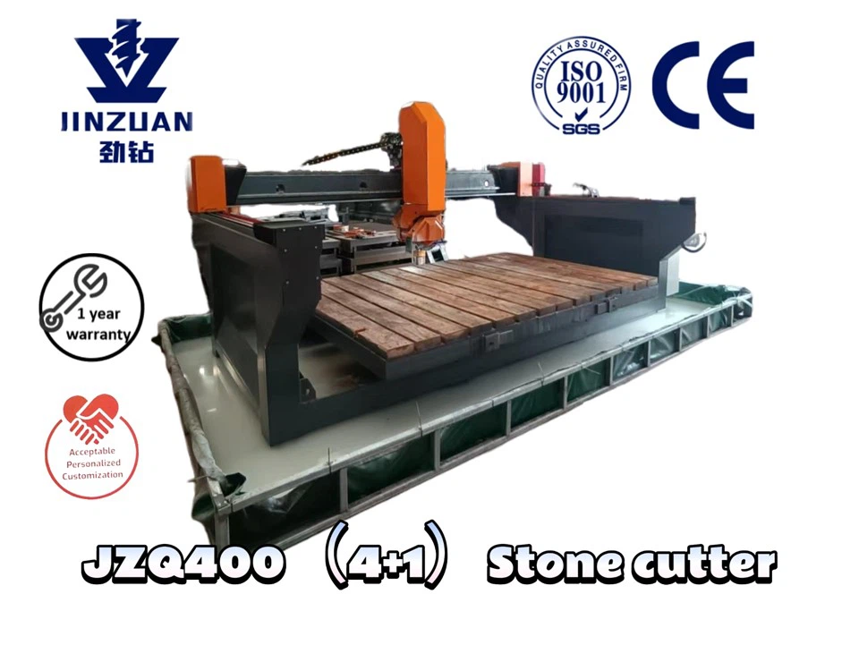Jzq400-4+1 Stone Cutter Marble Processing Machines Splitter